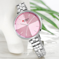 CURREN Women Watches Ladies Analog Quartz Wristwatch Top Brand Luxury Stainless Steel Strap Watch Simple Style Clock reloj mujer